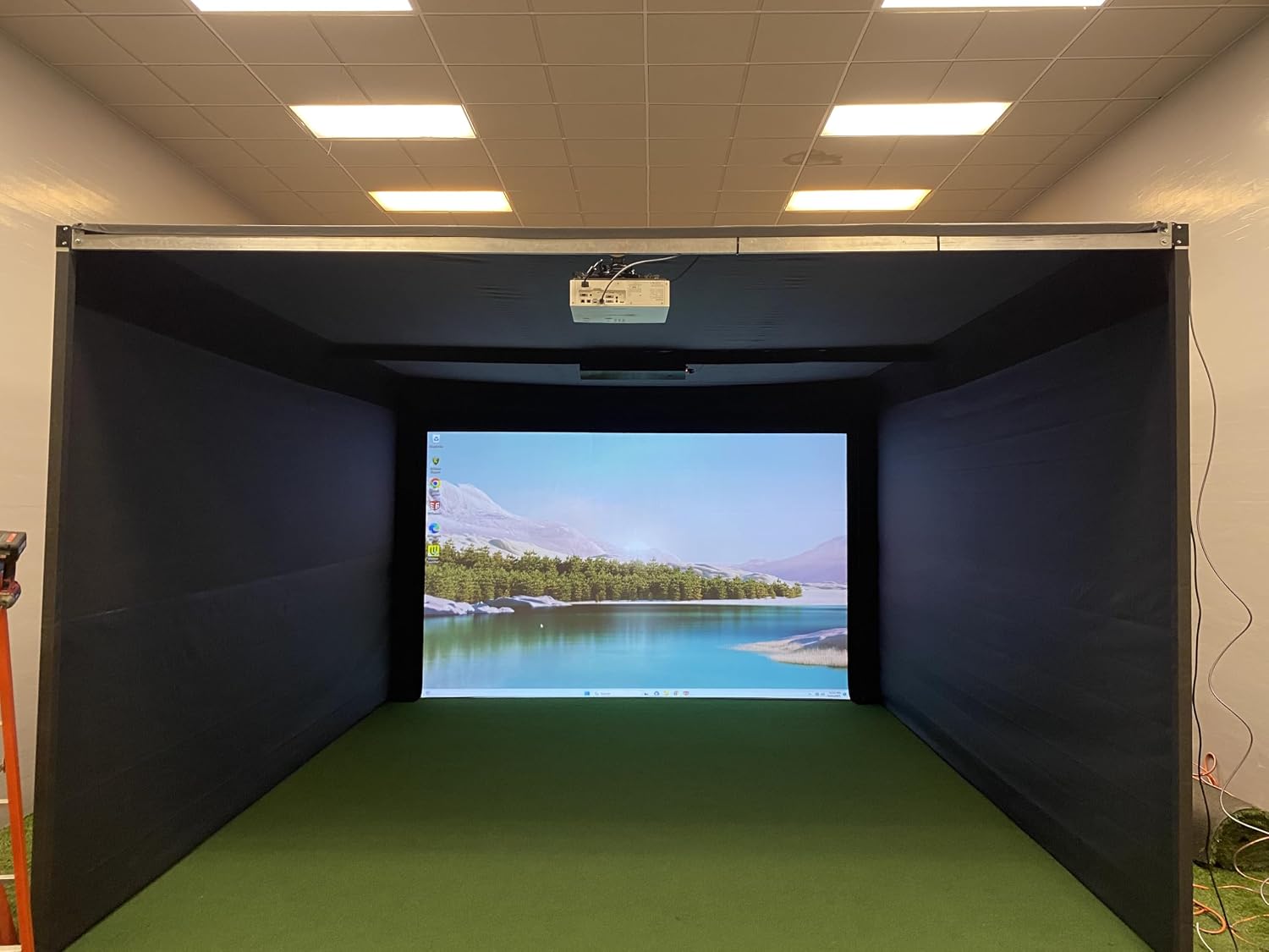 Enterprise Commercial Golf Simulator Enclosure